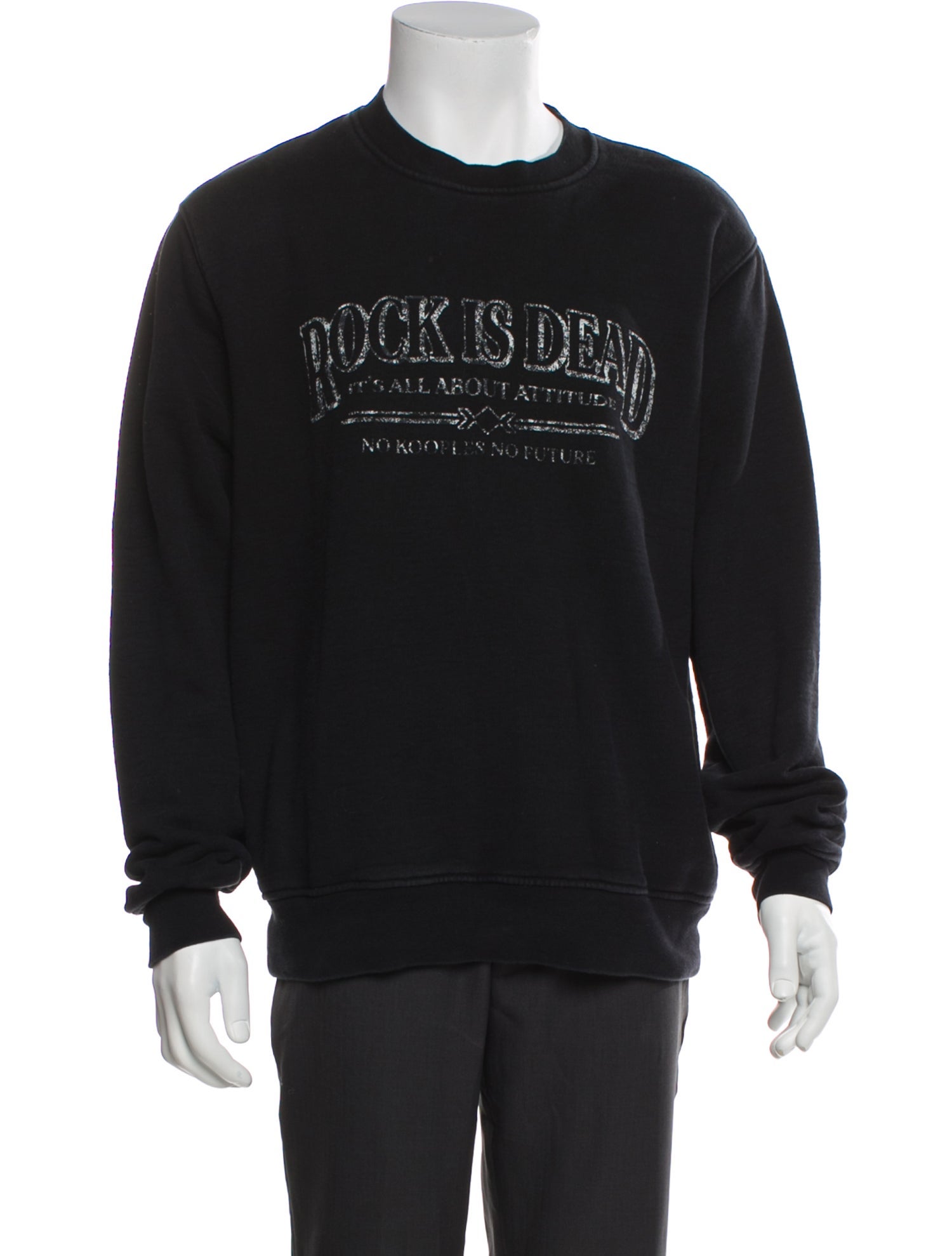 The Kooples Graphic Print Crew Neck Sweatshirt