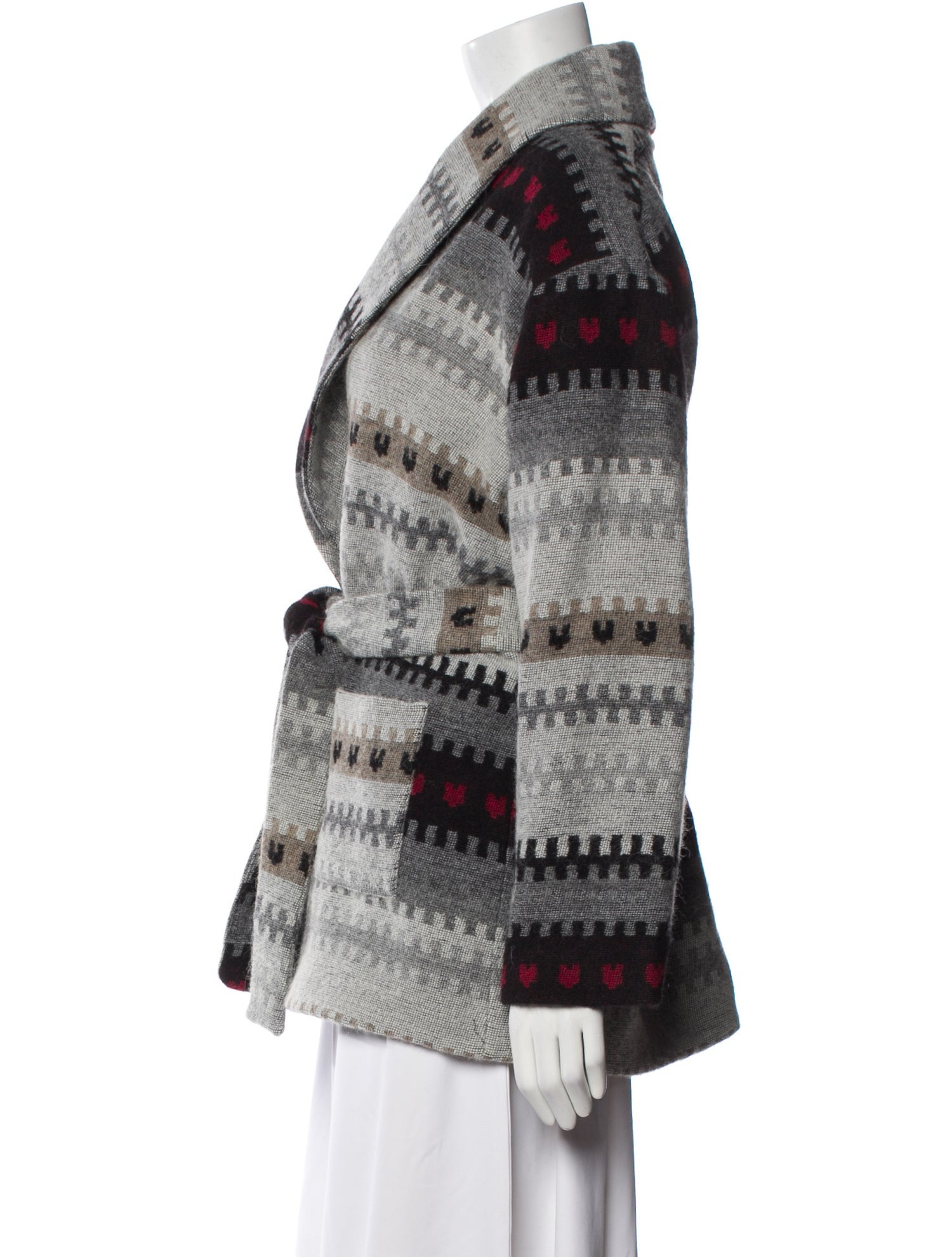 The Kooples Plaid Print Coat