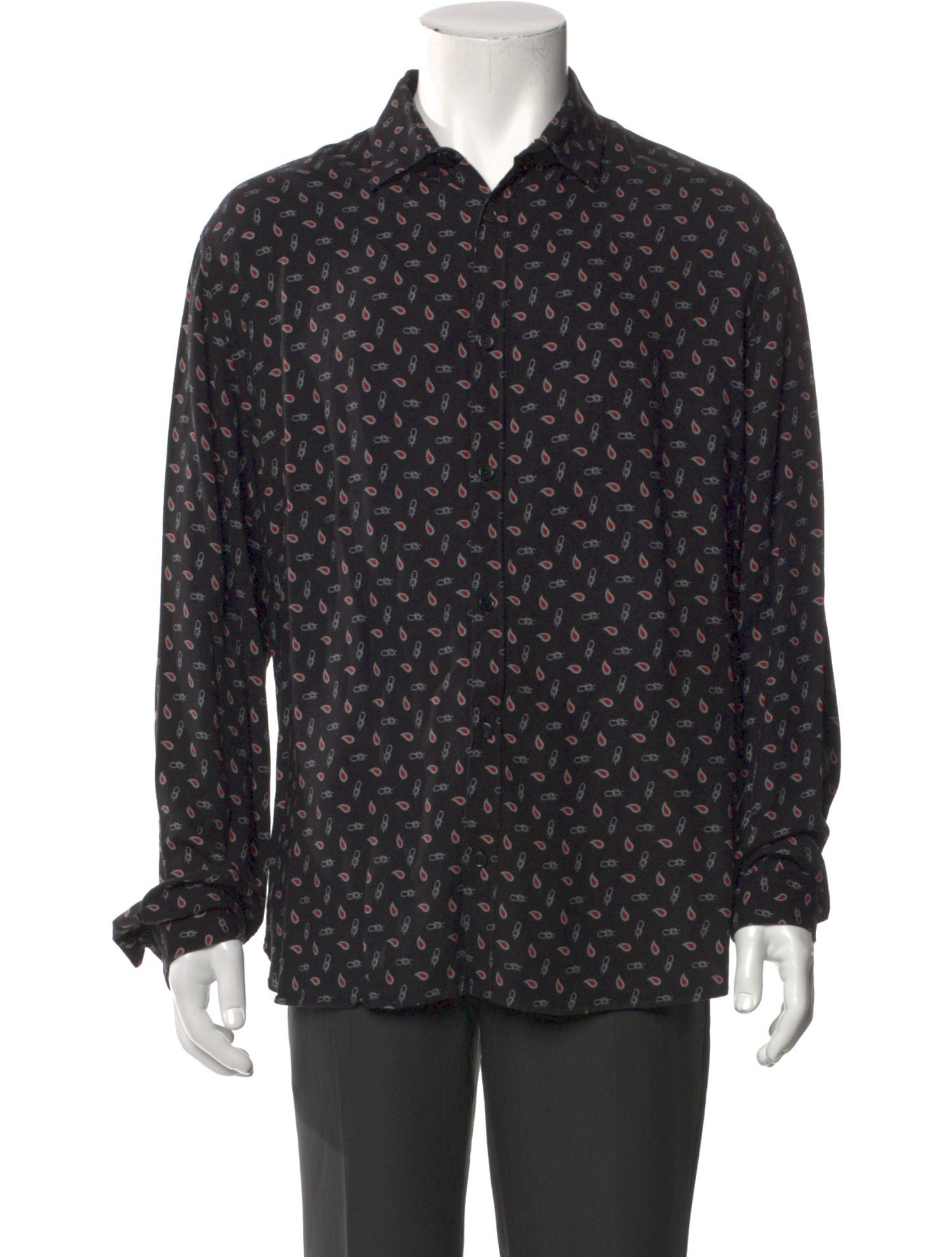 The Kooples Printed Long Sleeve Shirt