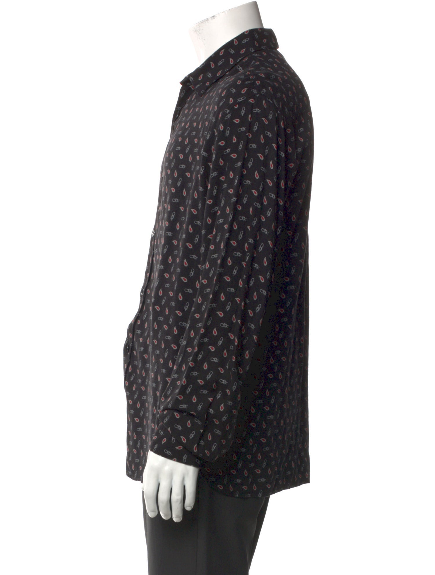 The Kooples Printed Long Sleeve Shirt