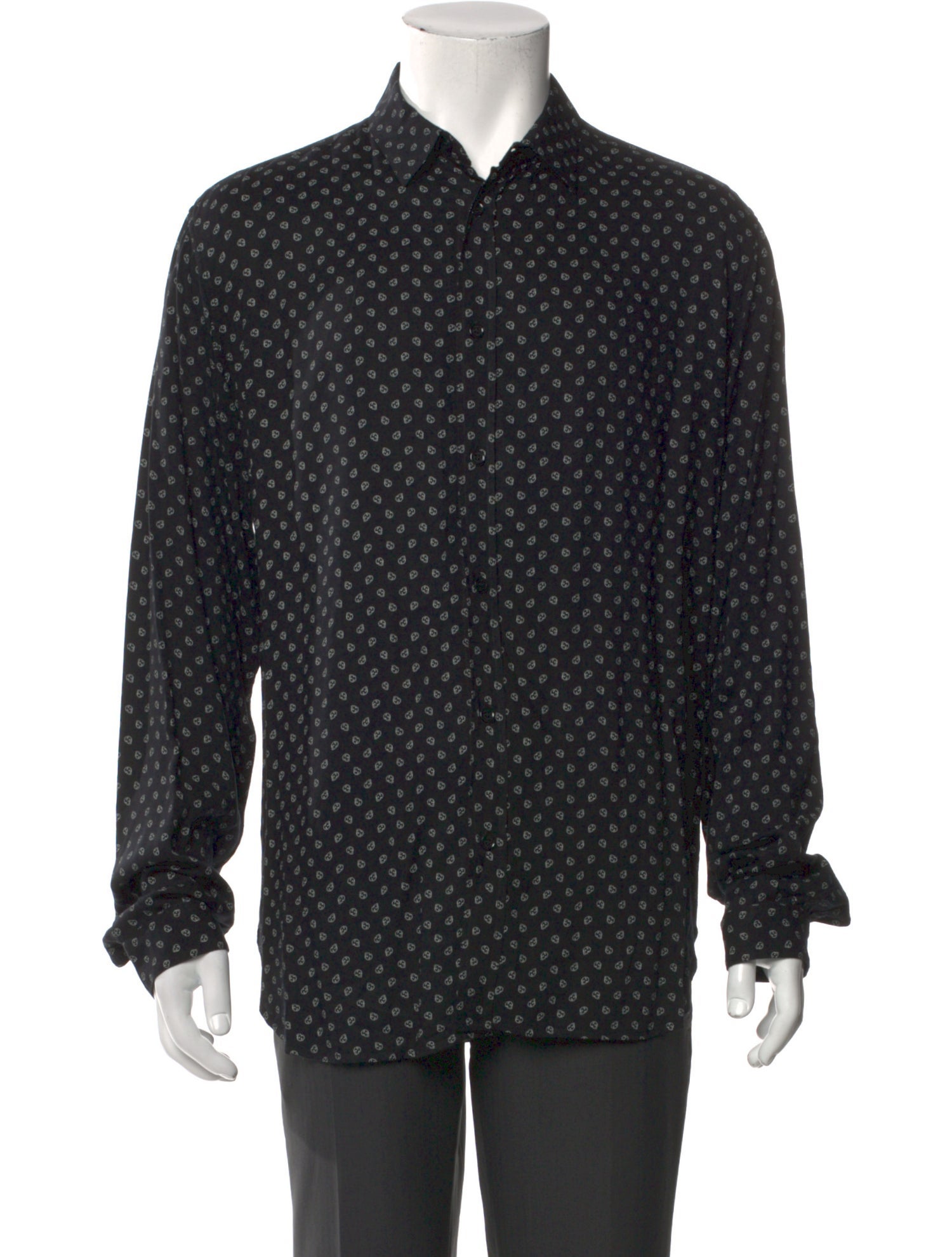 The Kooples Printed Long Sleeve Shirt