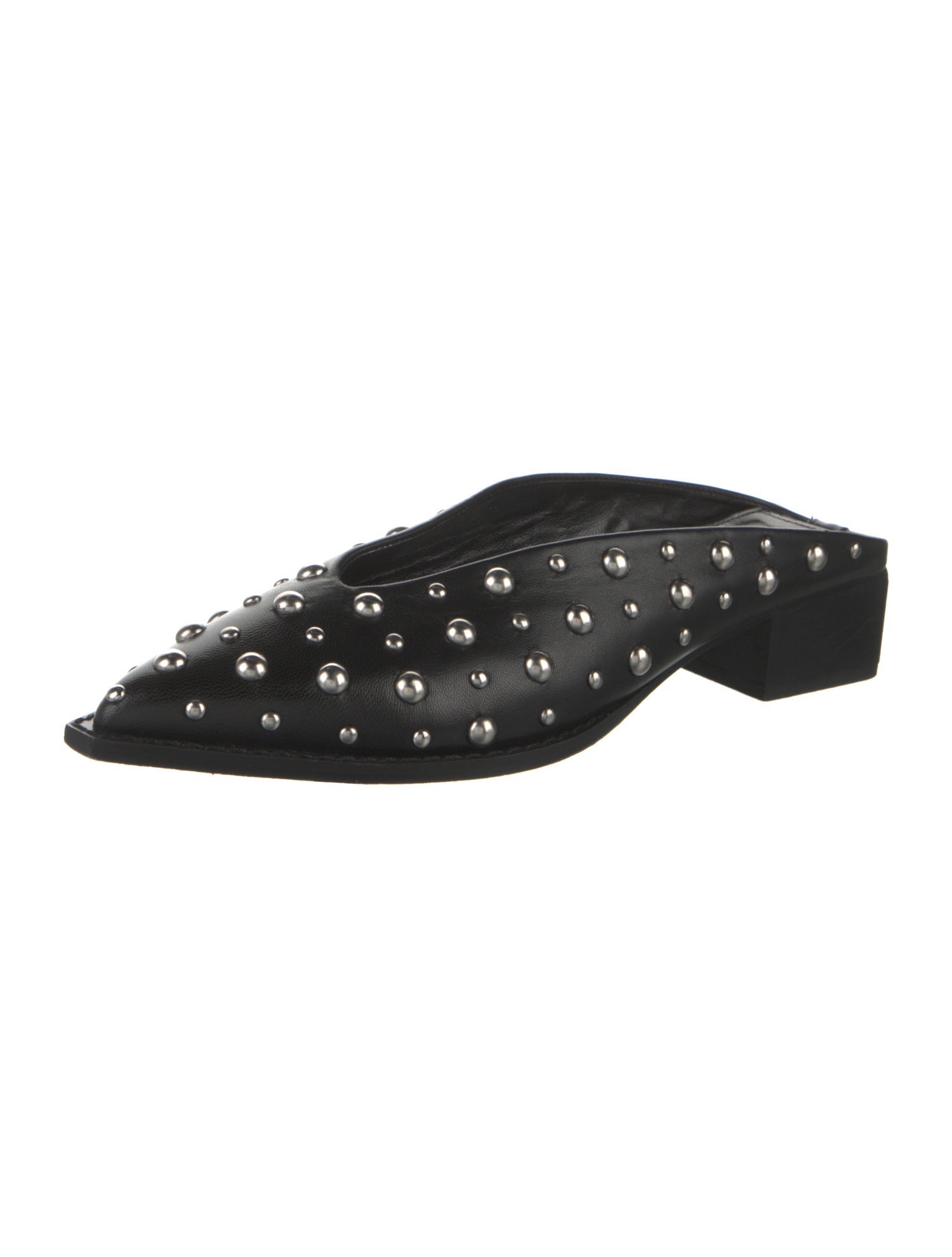 The Kooples Leather Printed Mules