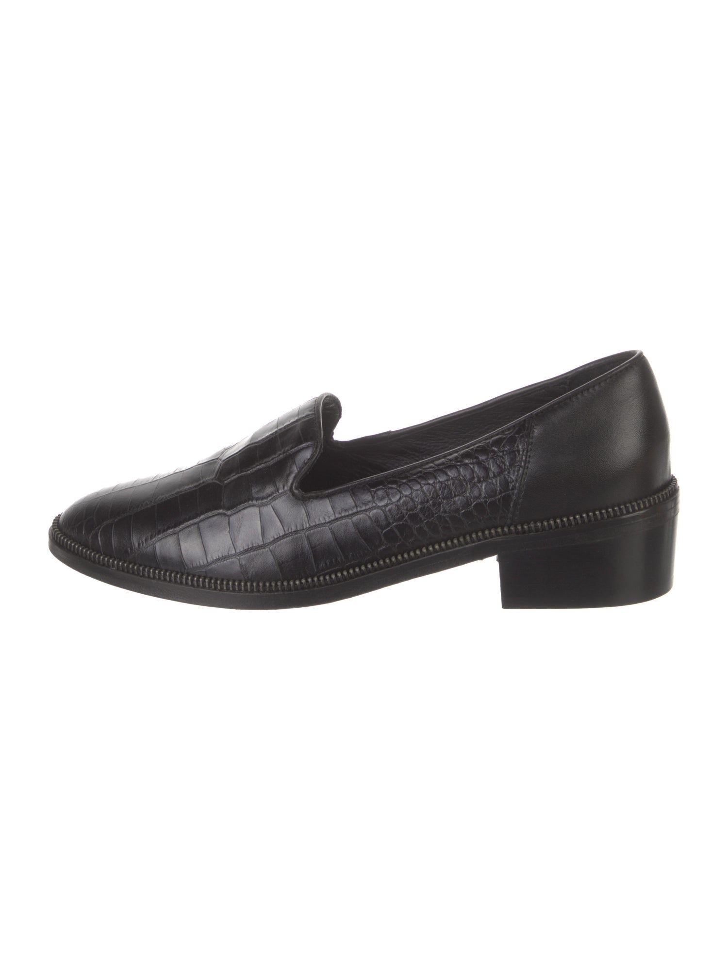 The Kooples Embossed Leather Loafers