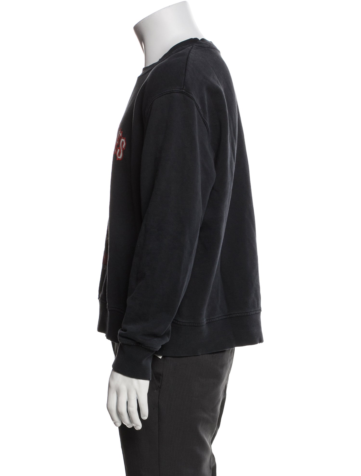 The Kooples Graphic Print Crew Neck Pullover