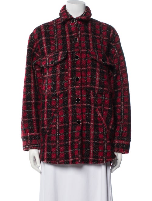 The Kooples Plaid Print Jacket
