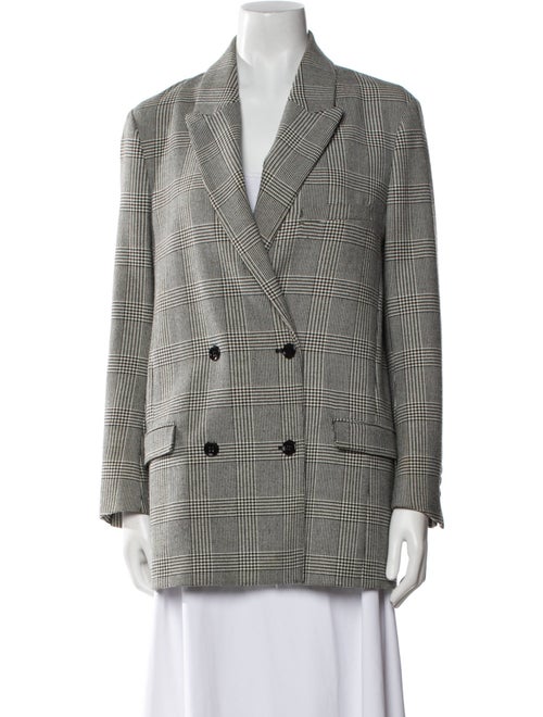 The Kooples Plaid Print Blazer