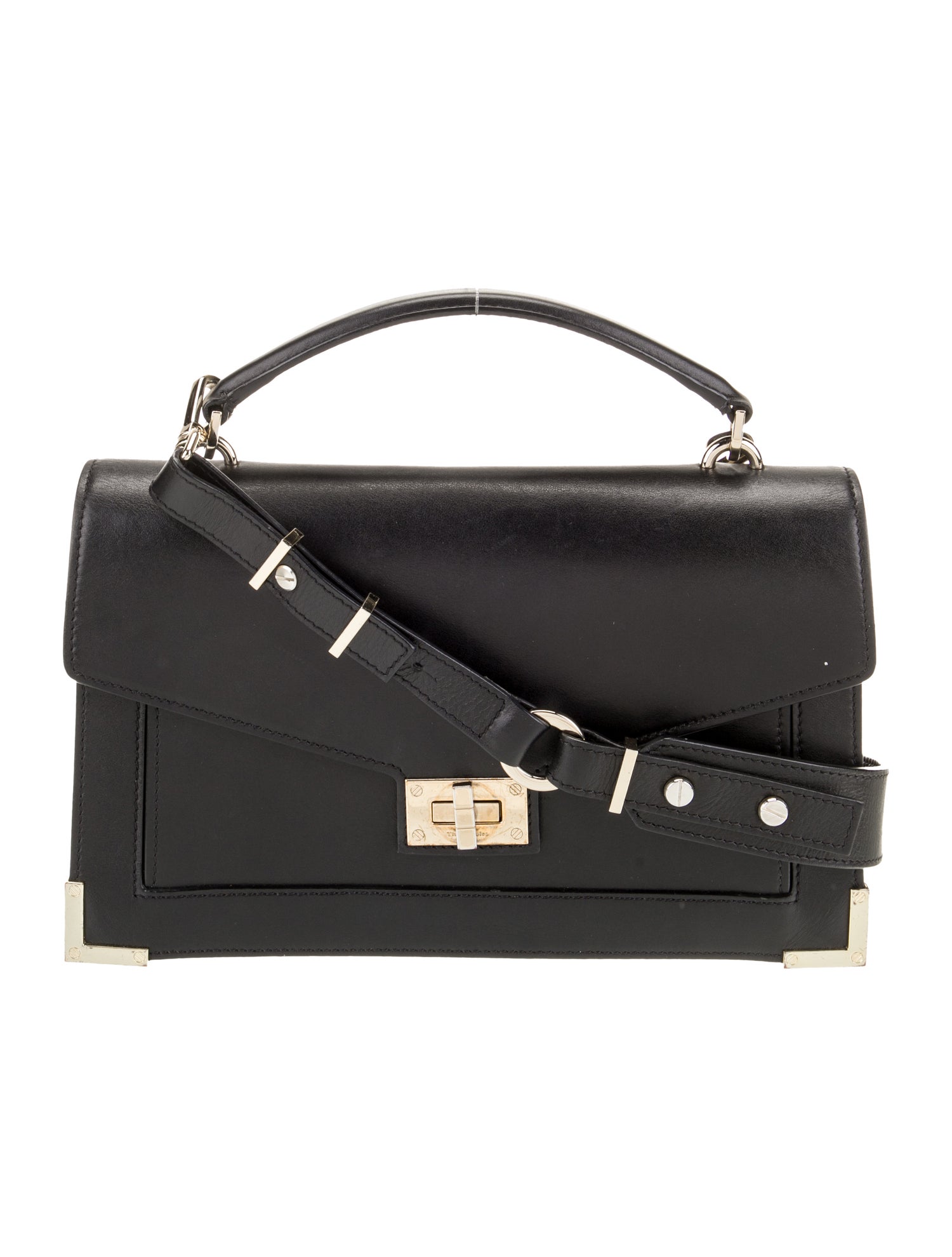 The Kooples Leather Top Handle Bag