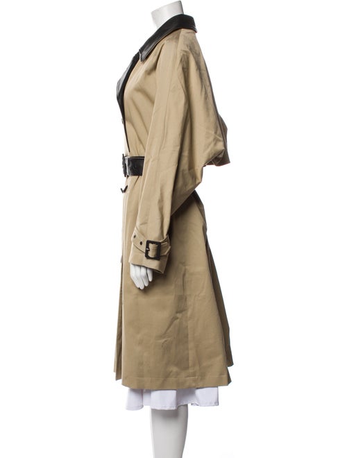 The Kooples Colorblock Pattern Trench Coat