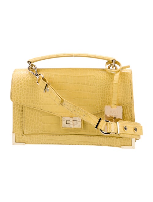 The Kooples Embossed Leather Top Handle Bag