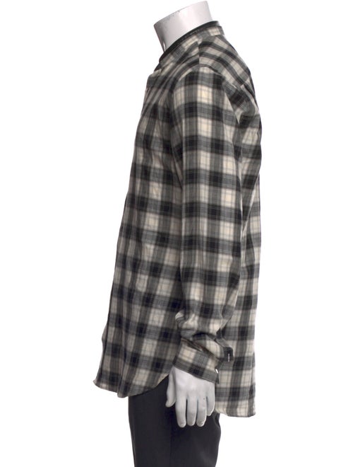The Kooples Plaid Print Long Sleeve Shirt