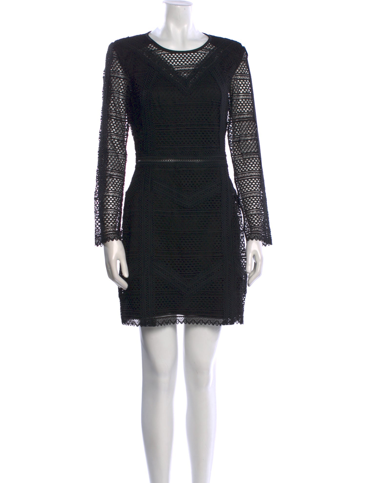 The Kooples Scoop Neck Mini Dress