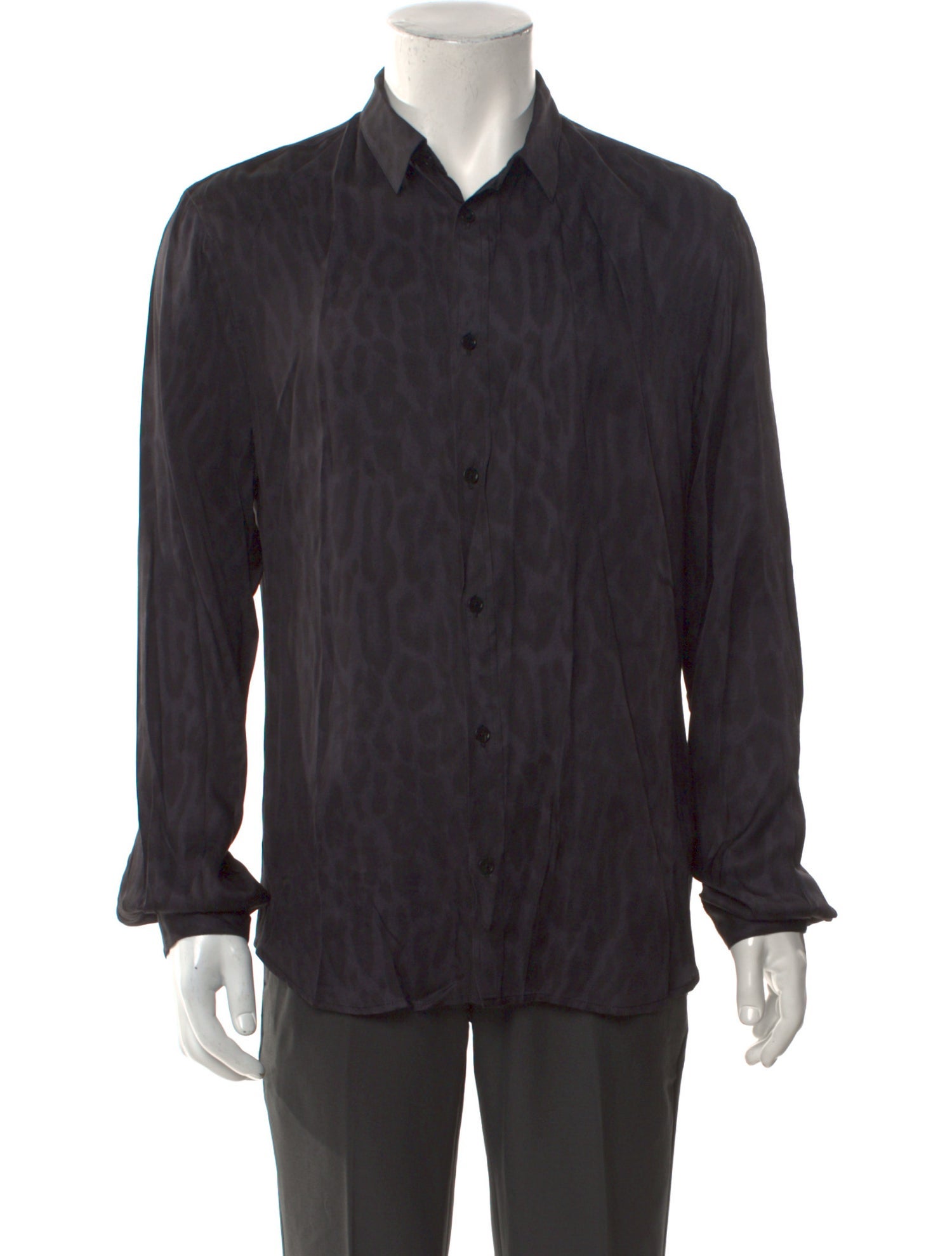 The Kooples Animal Print Long Sleeve Shirt