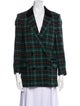 The Kooples Plaid Print Blazer