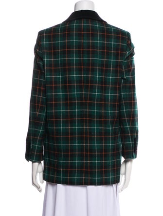 The Kooples Plaid Print Blazer