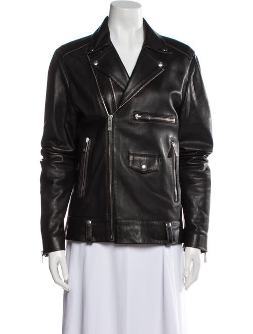 The Kooples Lambskin Biker Jacket