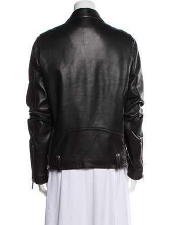 The Kooples Lambskin Biker Jacket