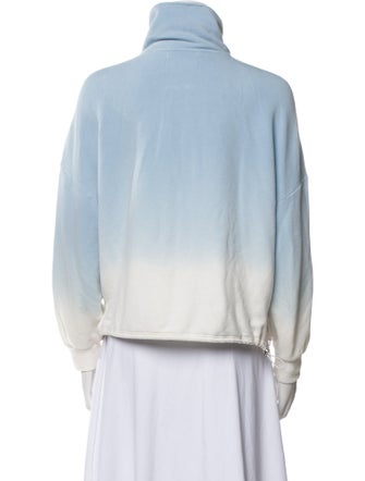 The Kooples Mock Neck Long Sleeve Sweatshirt