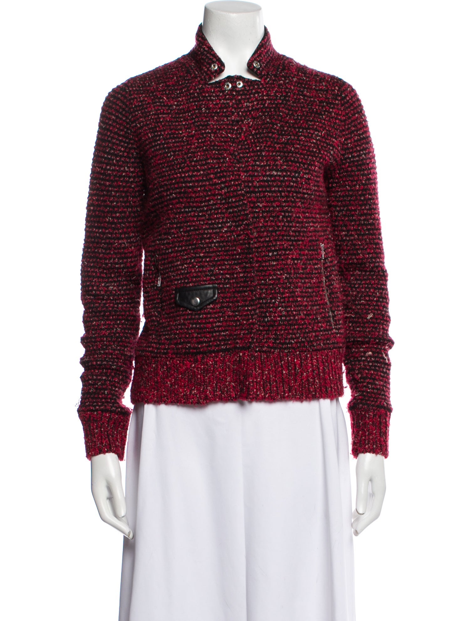 The Kooples Tweed Pattern Jacket