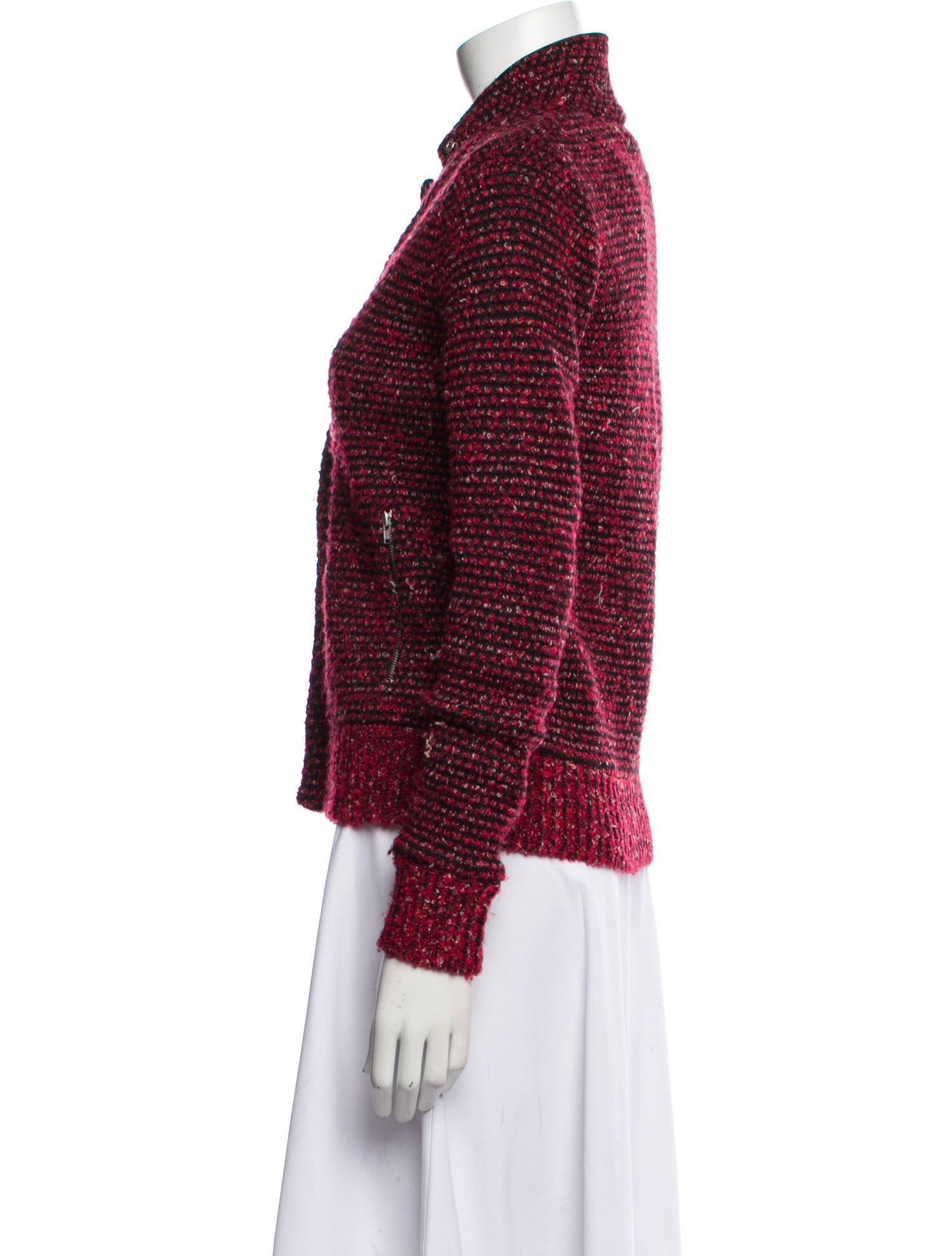 The Kooples Tweed Pattern Jacket