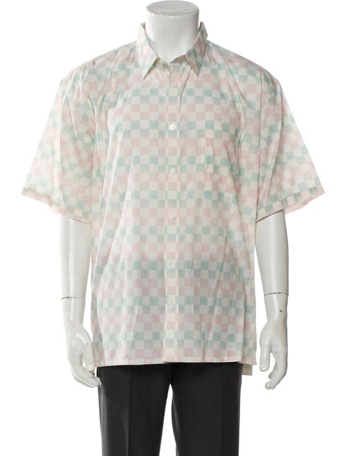 The Kooples Plaid Print Short Sleeve Shirt
