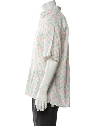 The Kooples Plaid Print Short Sleeve Shirt