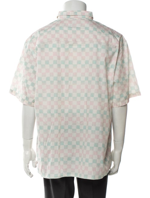 The Kooples Plaid Print Short Sleeve Shirt