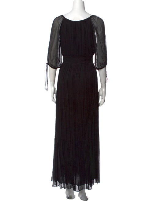 The Kooples Scoop Neck Long Dress