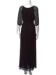 The Kooples Scoop Neck Long Dress