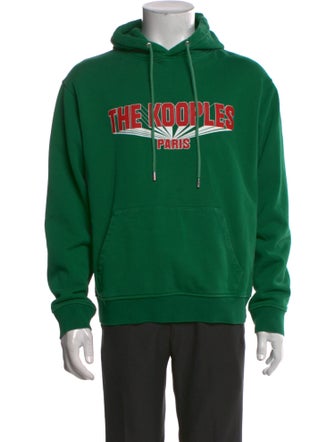The Kooples Graphic Print Crew Neck Hoodie