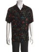 The Kooples Floral Print Short Sleeve Shirt