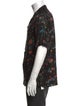 The Kooples Floral Print Short Sleeve Shirt