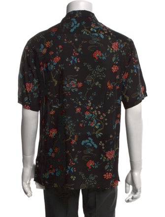 The Kooples Floral Print Short Sleeve Shirt