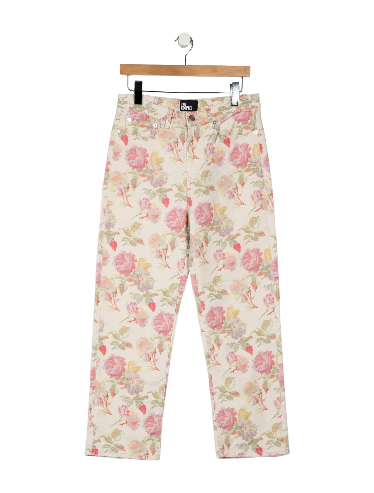 The Kooples High-Rise Straight Leg Jeans