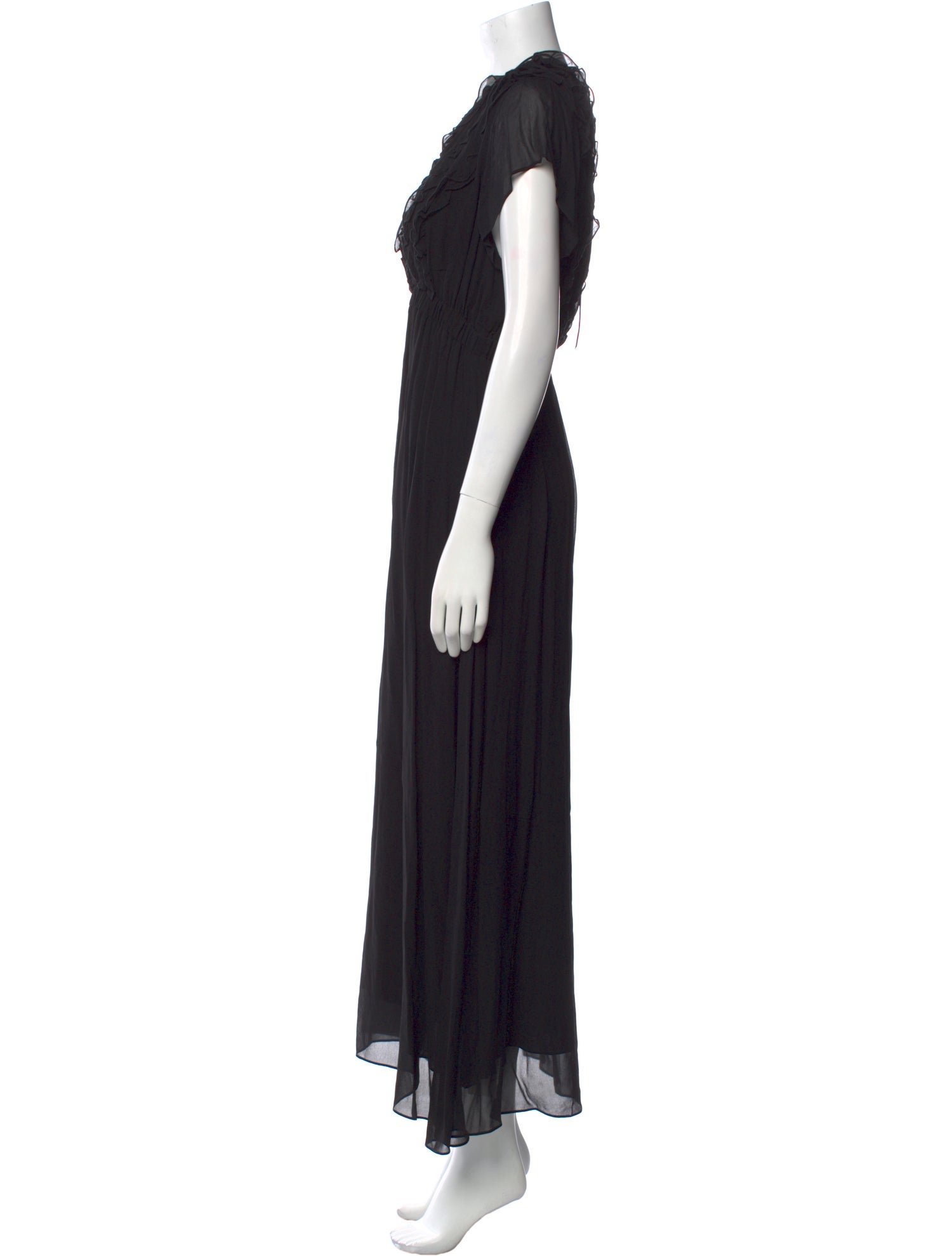 The Kooples V-Neck Long Dress