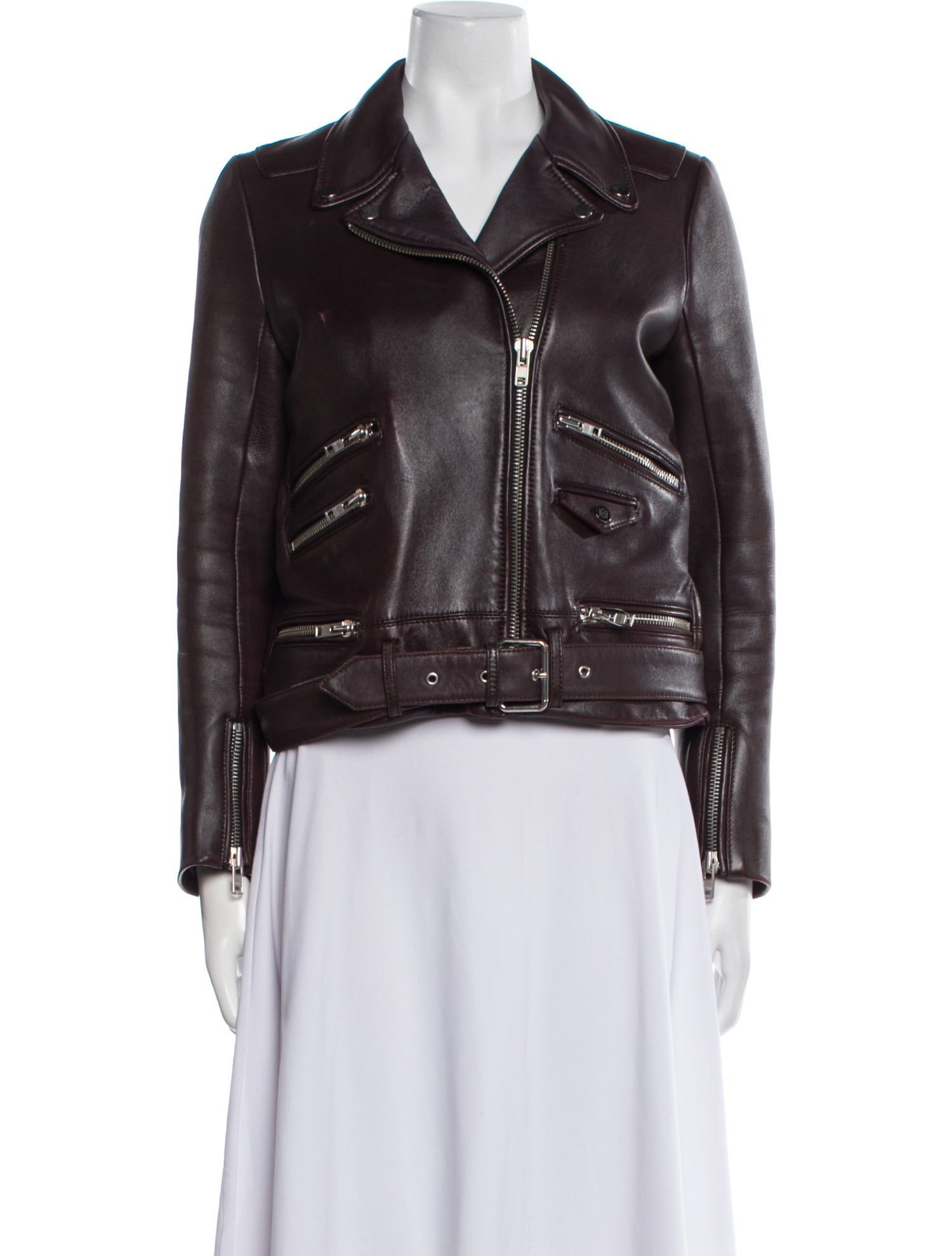 The Kooples Leather Biker Jacket