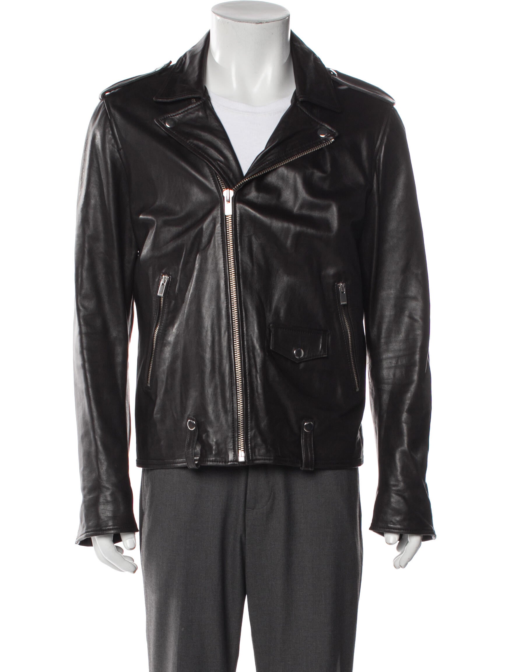 The Kooples Lambskin Moto Jacket