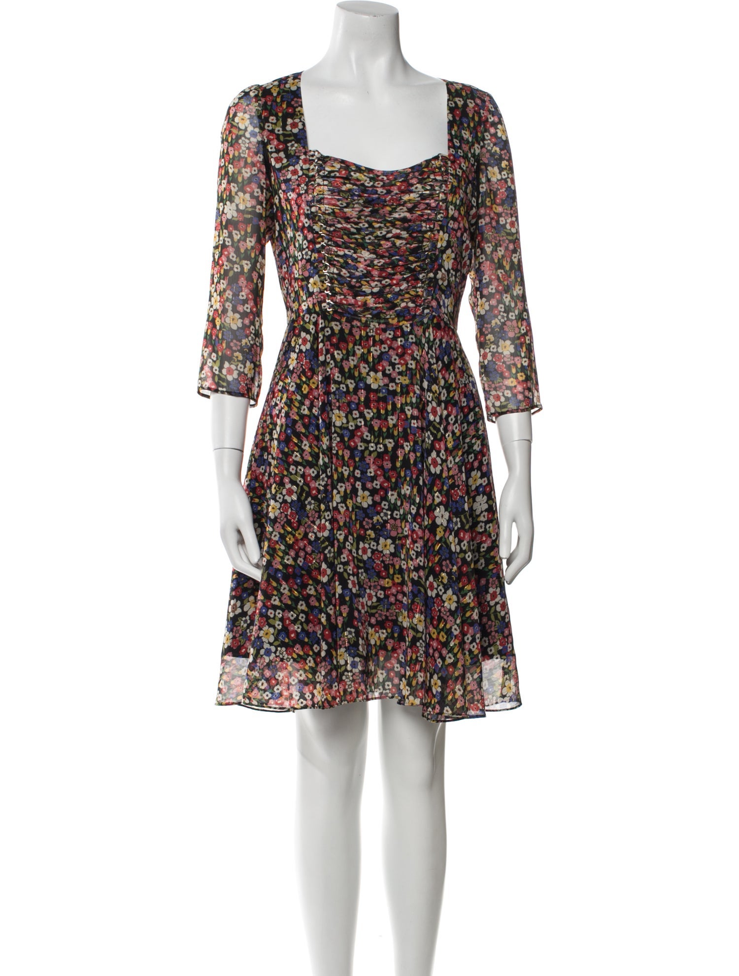 The Kooples Floral Print Mini Dress