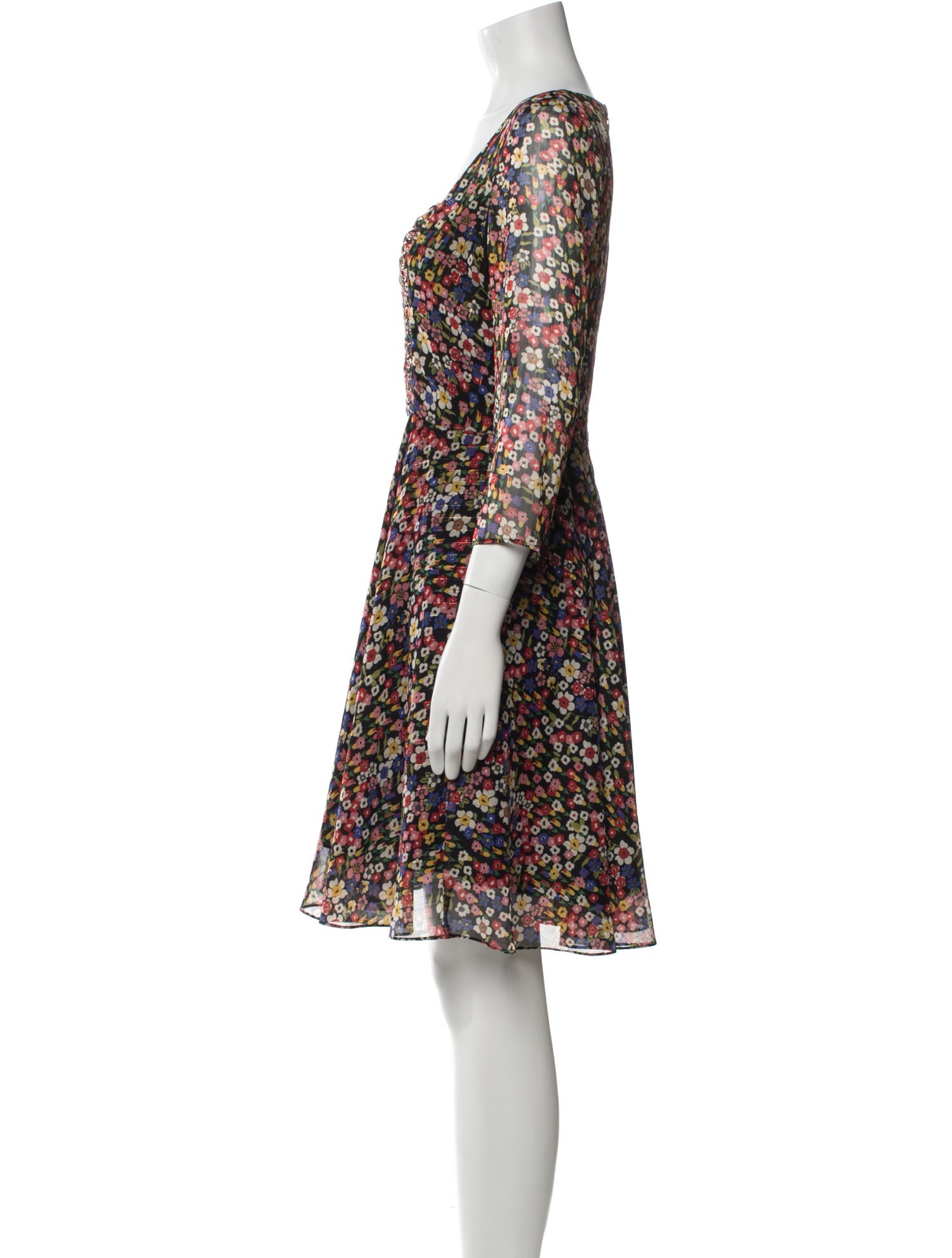 The Kooples Floral Print Mini Dress