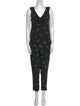 The Kooples Silk Floral Print Jumpsuit