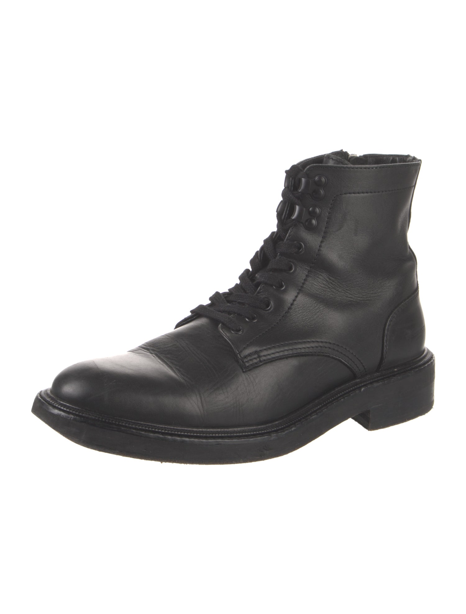 The Kooples Leather Lace-Up Boots