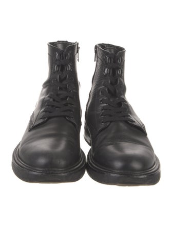 The Kooples Leather Lace-Up Boots