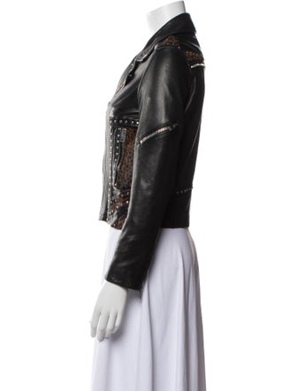 The Kooples Leather Biker Jacket