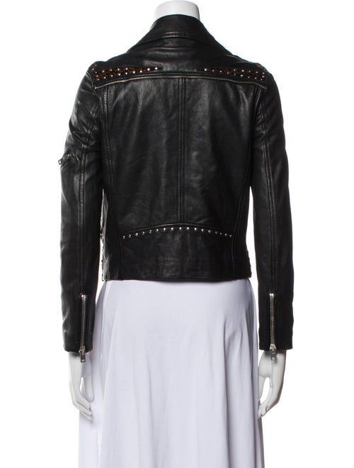 The Kooples Leather Biker Jacket