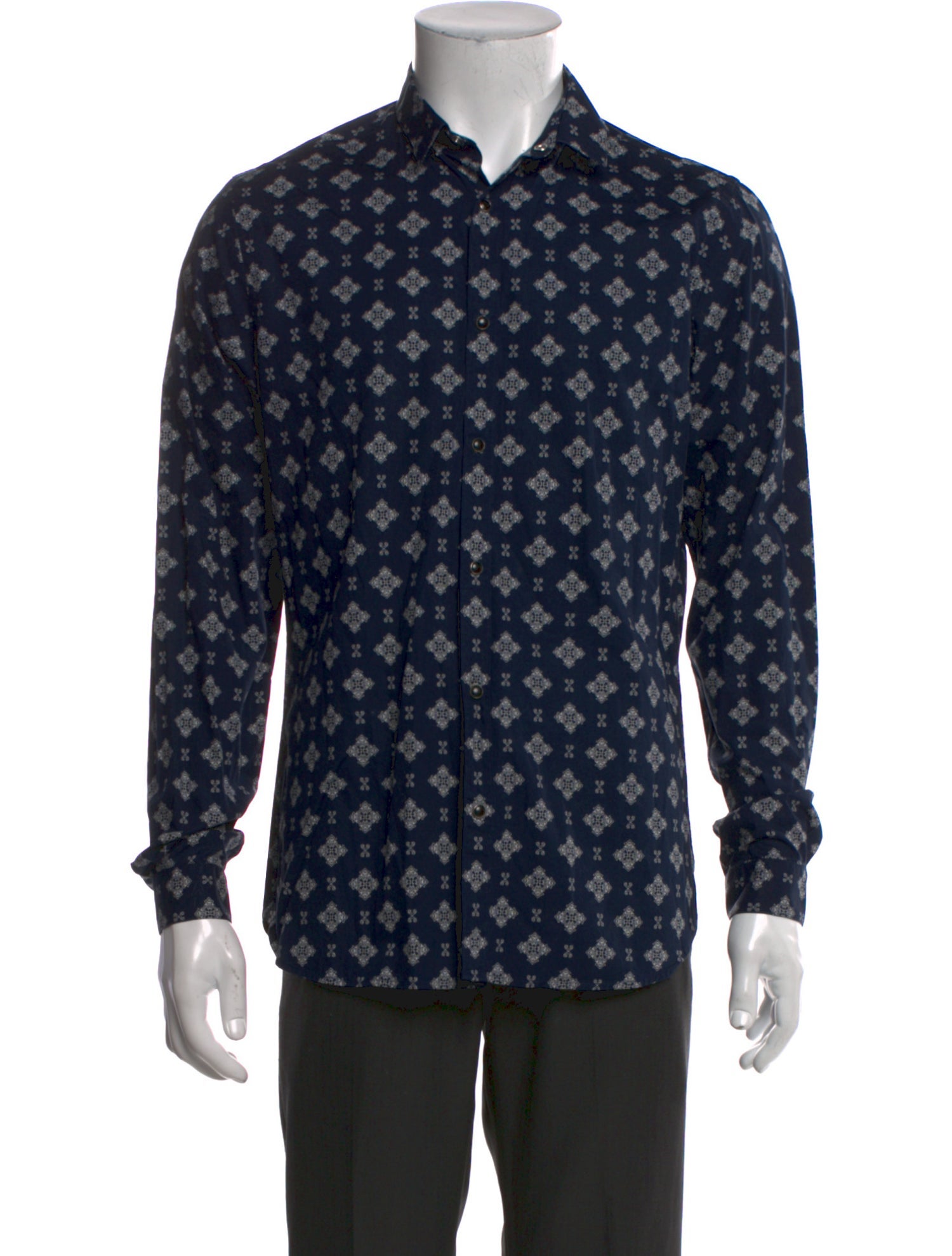 The Kooples Printed Long Sleeve Shirt