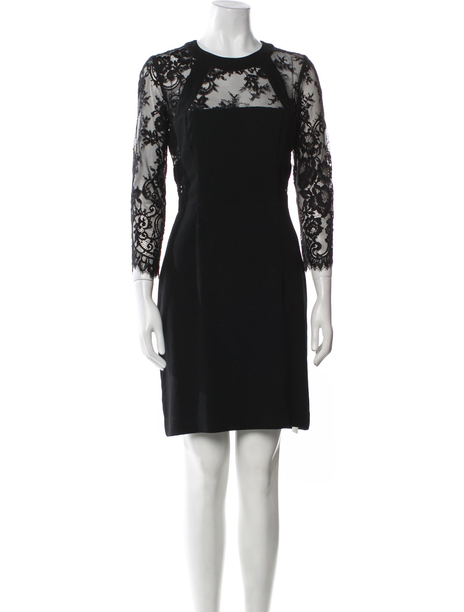 The Kooples Lace Pattern Mini Dress