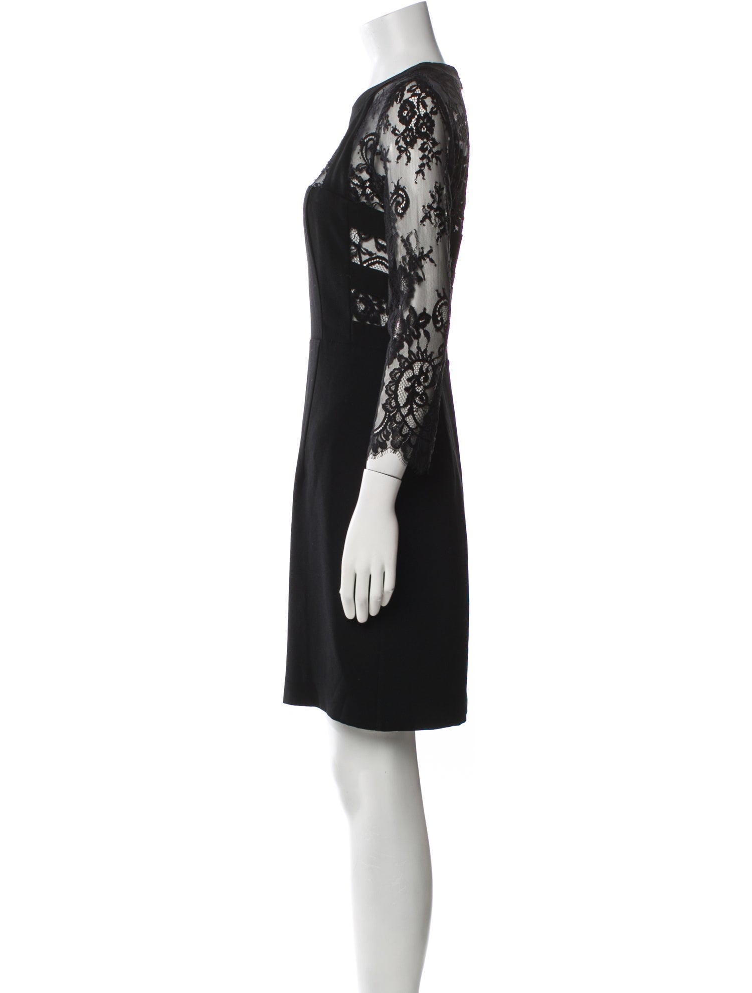 The Kooples Lace Pattern Mini Dress