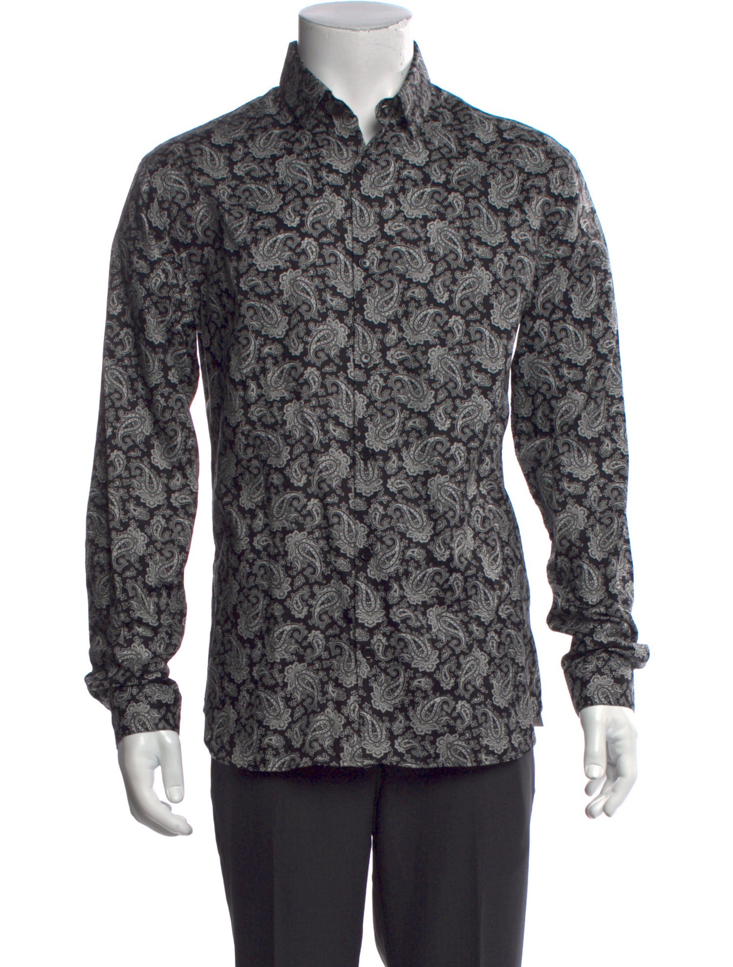 The Kooples Paisley Print Long Sleeve Shirt