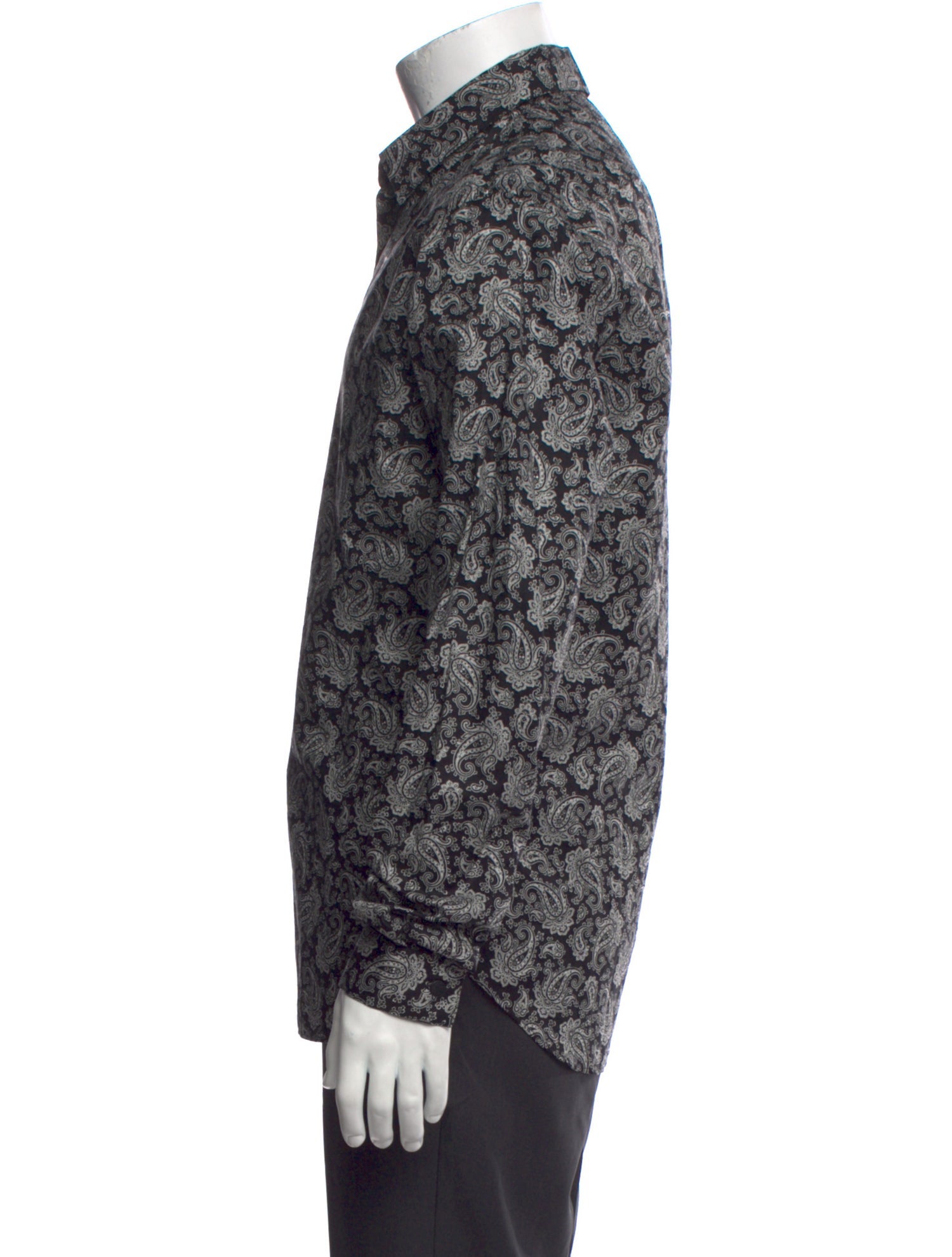 The Kooples Paisley Print Long Sleeve Shirt