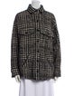 The Kooples Plaid Print Mock Neck Sweater