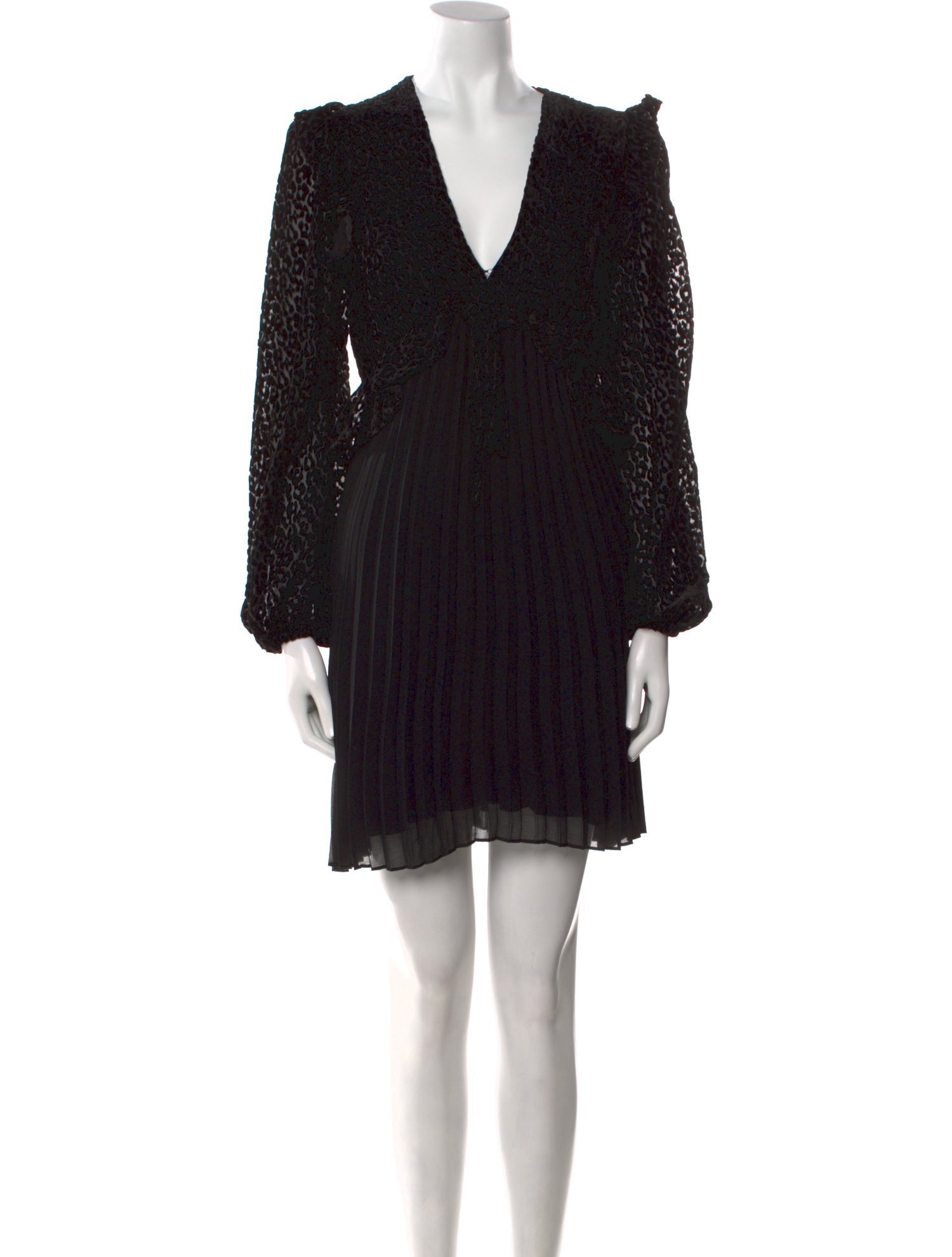 The Kooples V-Neck Mini Dress